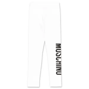 Moschino Kids Logo Printed Leggings