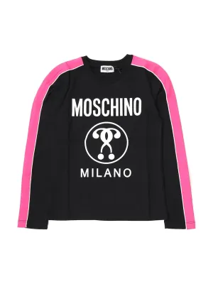 Moschino Kids Logo Printed Long Sleeve T-Shirt