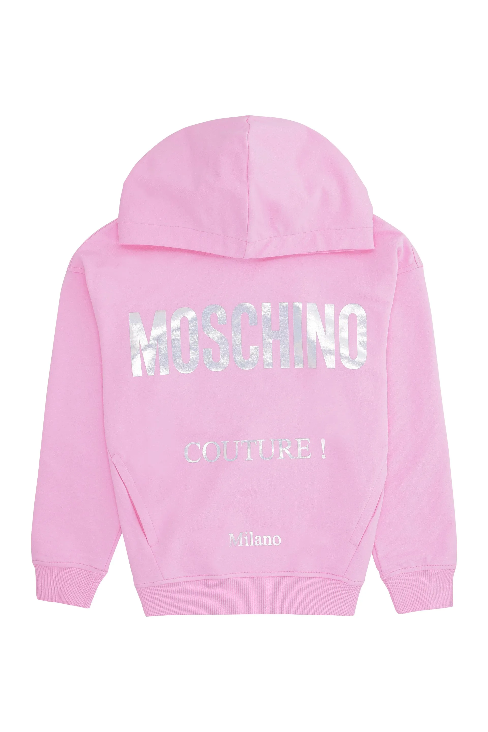 Moschino Kids Metallic Logo Hoodie