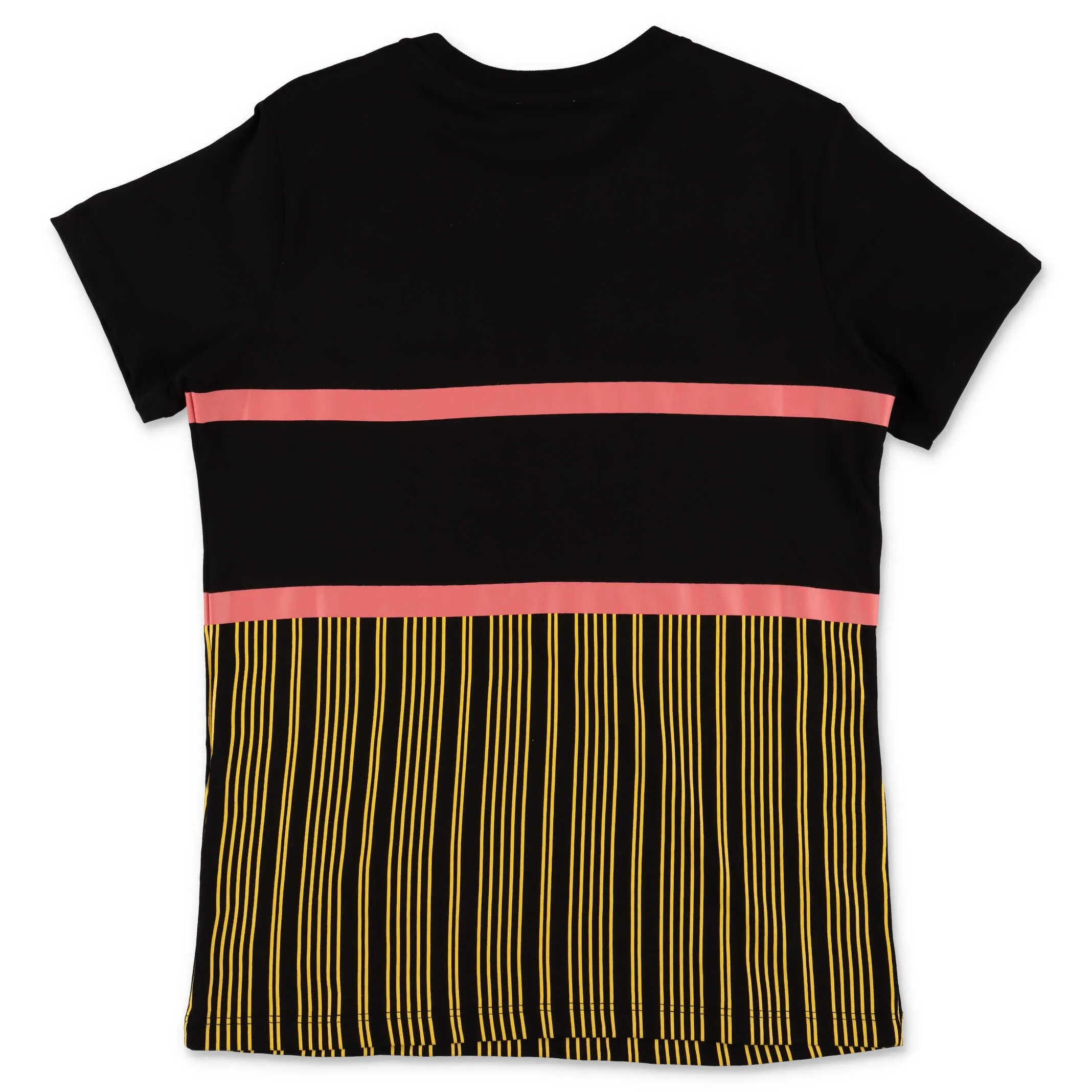 Moschino Kids Pinstriped Logo Print T-Shirt