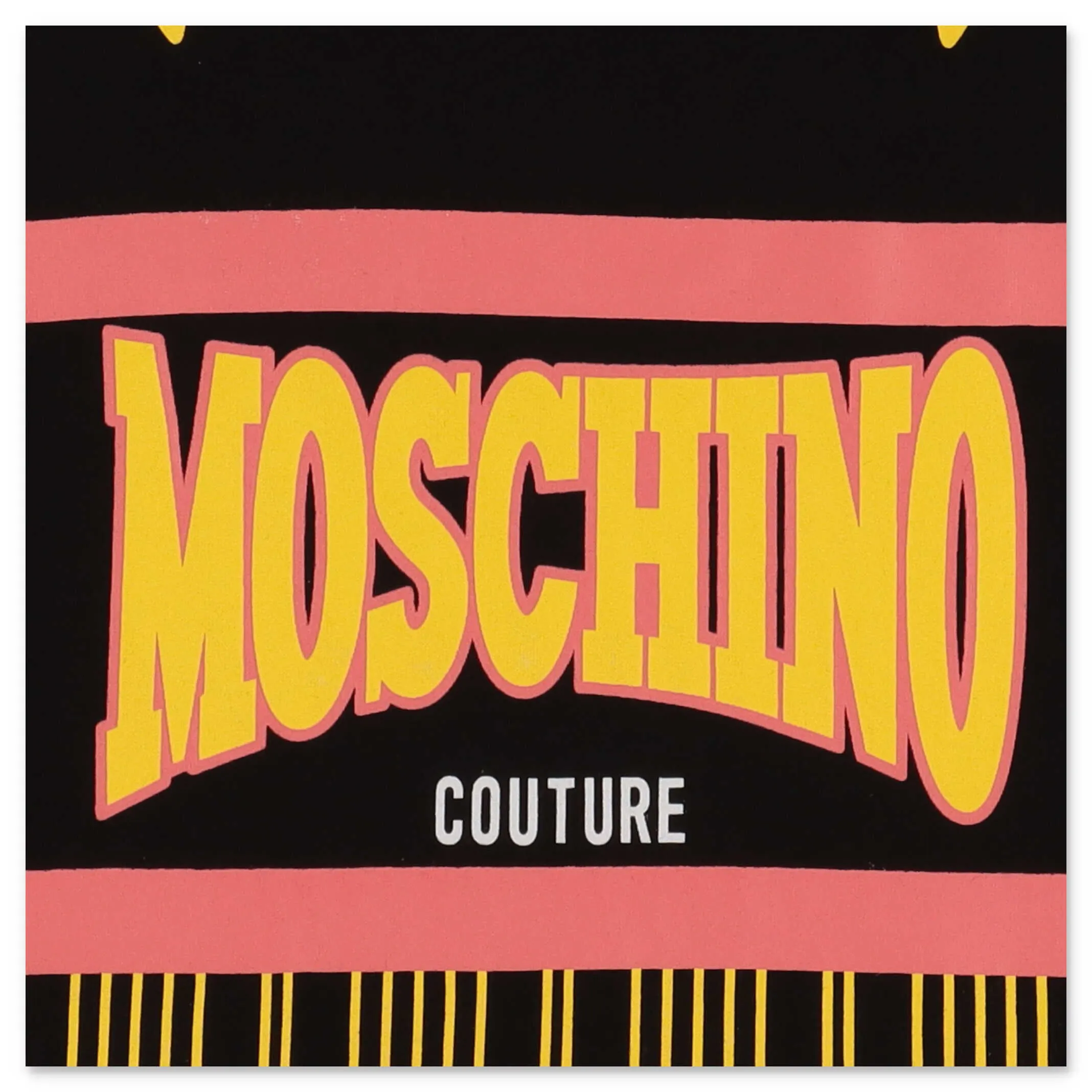 Moschino Kids Pinstriped Logo Print T-Shirt