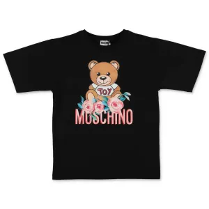 Moschino Kids Roses Teddy Bear Maxi T-Shirt