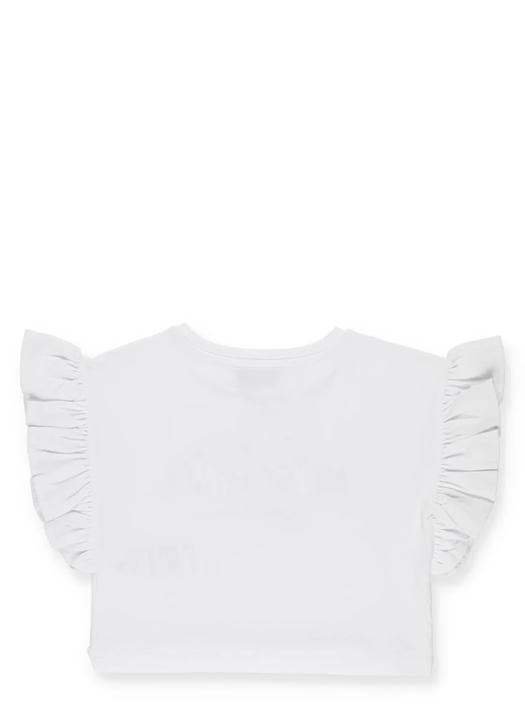 Moschino Kids Ruffled Sleeve T-Shirt