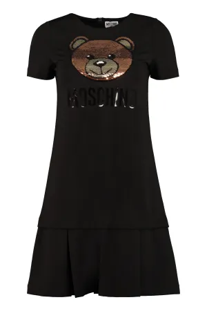 Moschino Kids Sequined Teddy Dress