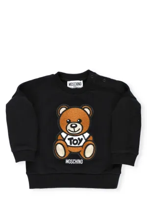 Moschino Kids Teddy Bear Embroidered Sweatshirt