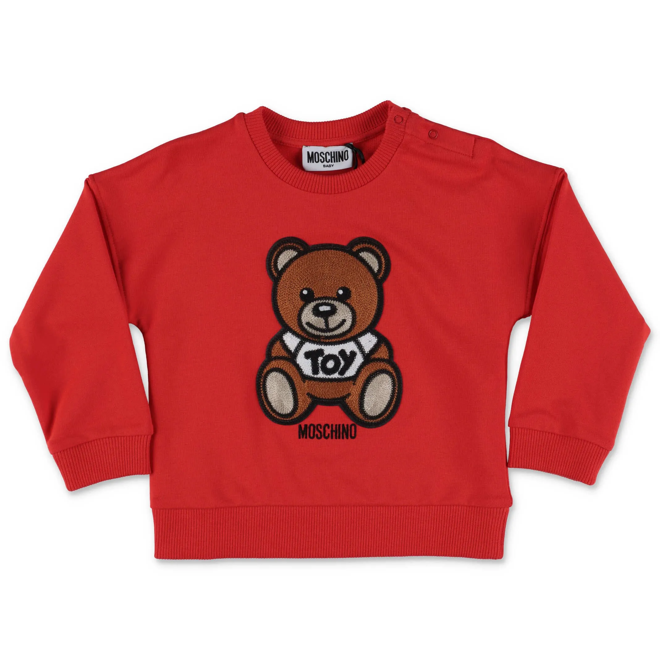 Moschino Kids Teddy Bear Embroidered Sweatshirt