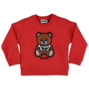 Moschino Kids Teddy Bear Embroidered Sweatshirt
