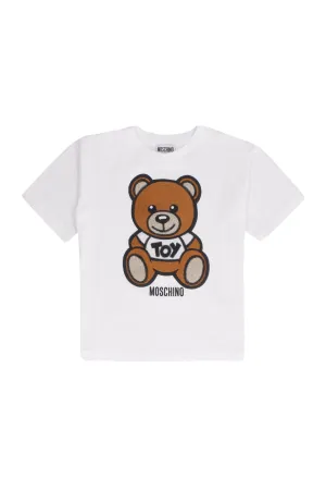 Moschino Kids Teddy Bear Embroidered T-Shirt