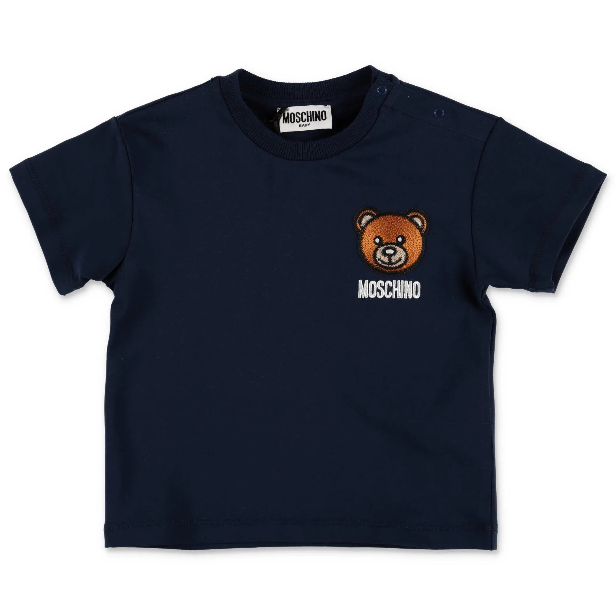 Moschino Kids Teddy Bear Embroidered T-Shirt