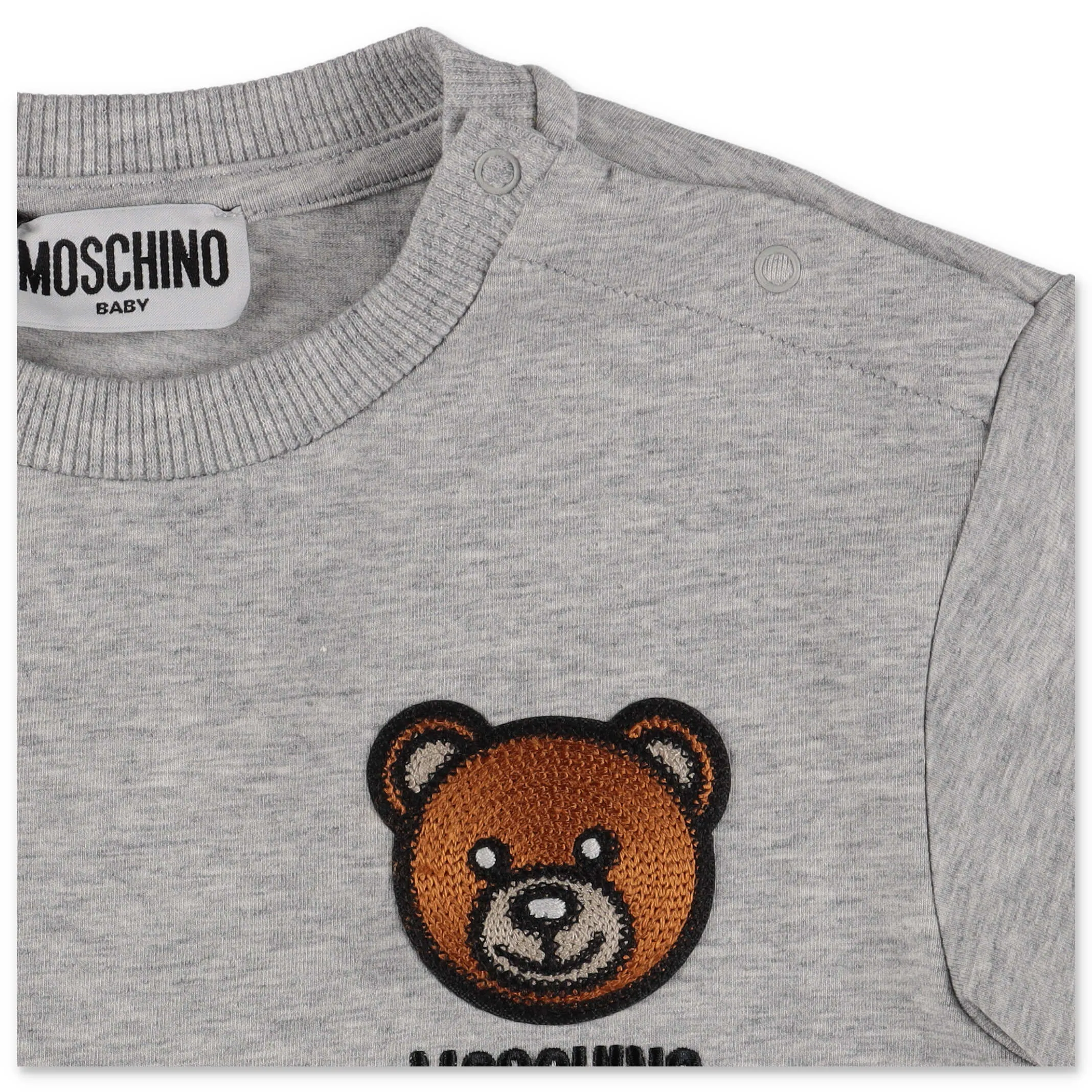 Moschino Kids Teddy Bear Embroidered T-Shirt