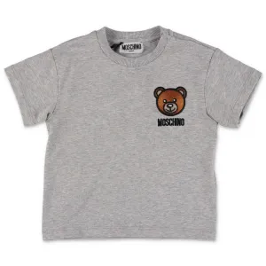 Moschino Kids Teddy Bear Embroidered T-Shirt