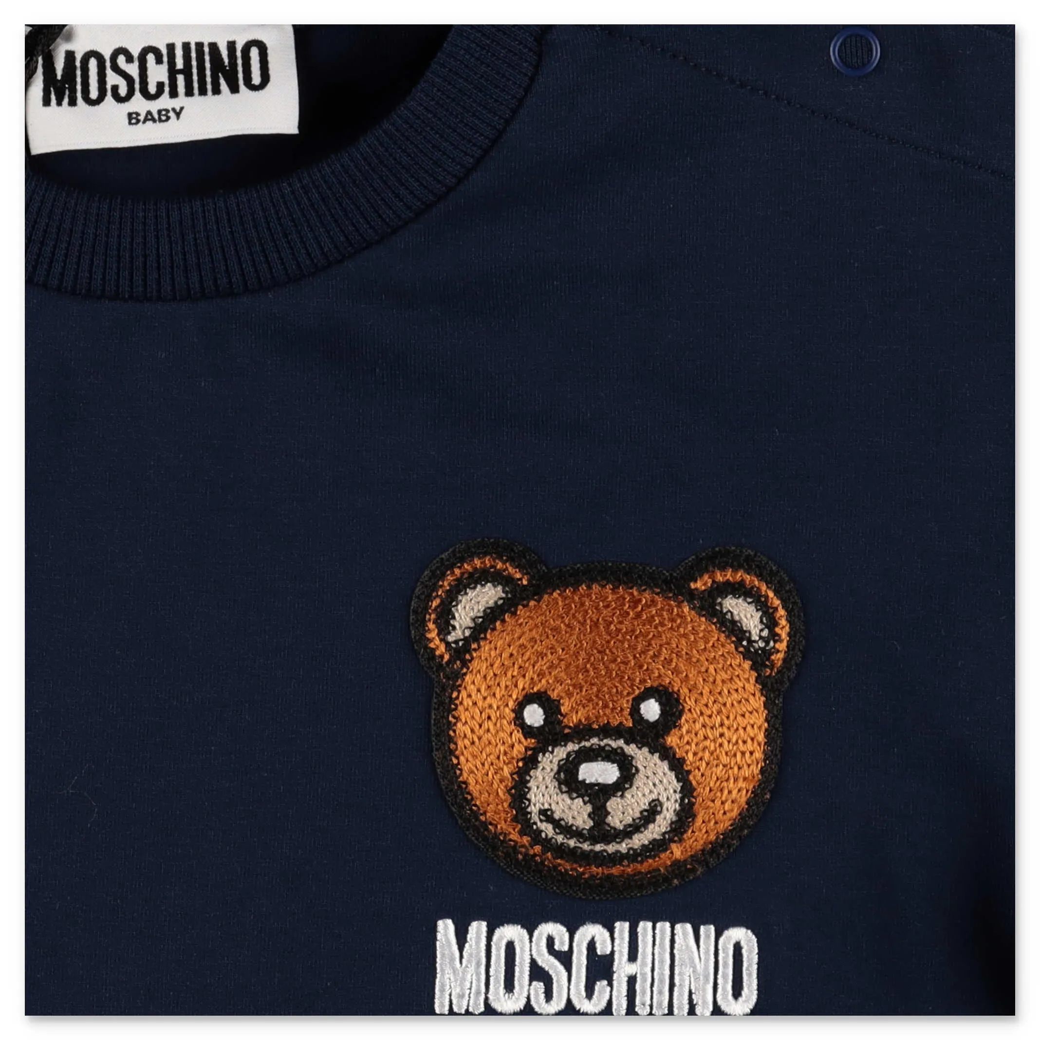 Moschino Kids Teddy Bear Embroidered T-Shirt