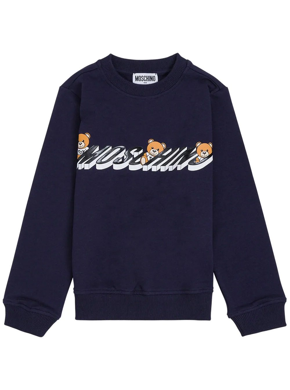 Moschino Kids Teddy Bear Logo Print Sweatshirt