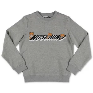 Moschino Kids Teddy Bear Logo Print Sweatshirt