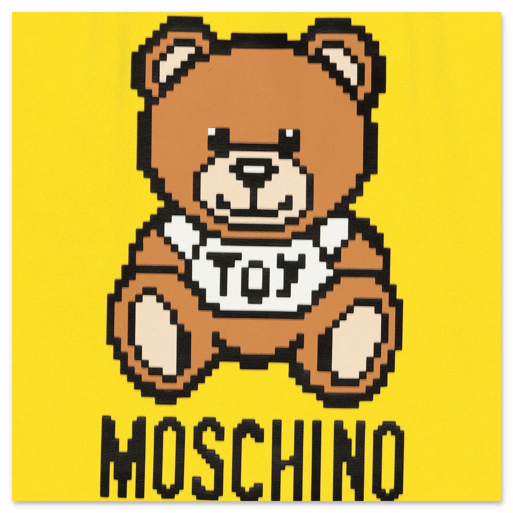 Moschino Kids Teddy Bear Logo Printed Crewneck Dress