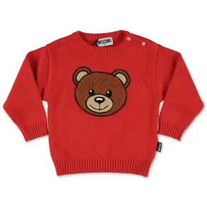 Moschino Kids Teddy Bear Patch Jumper