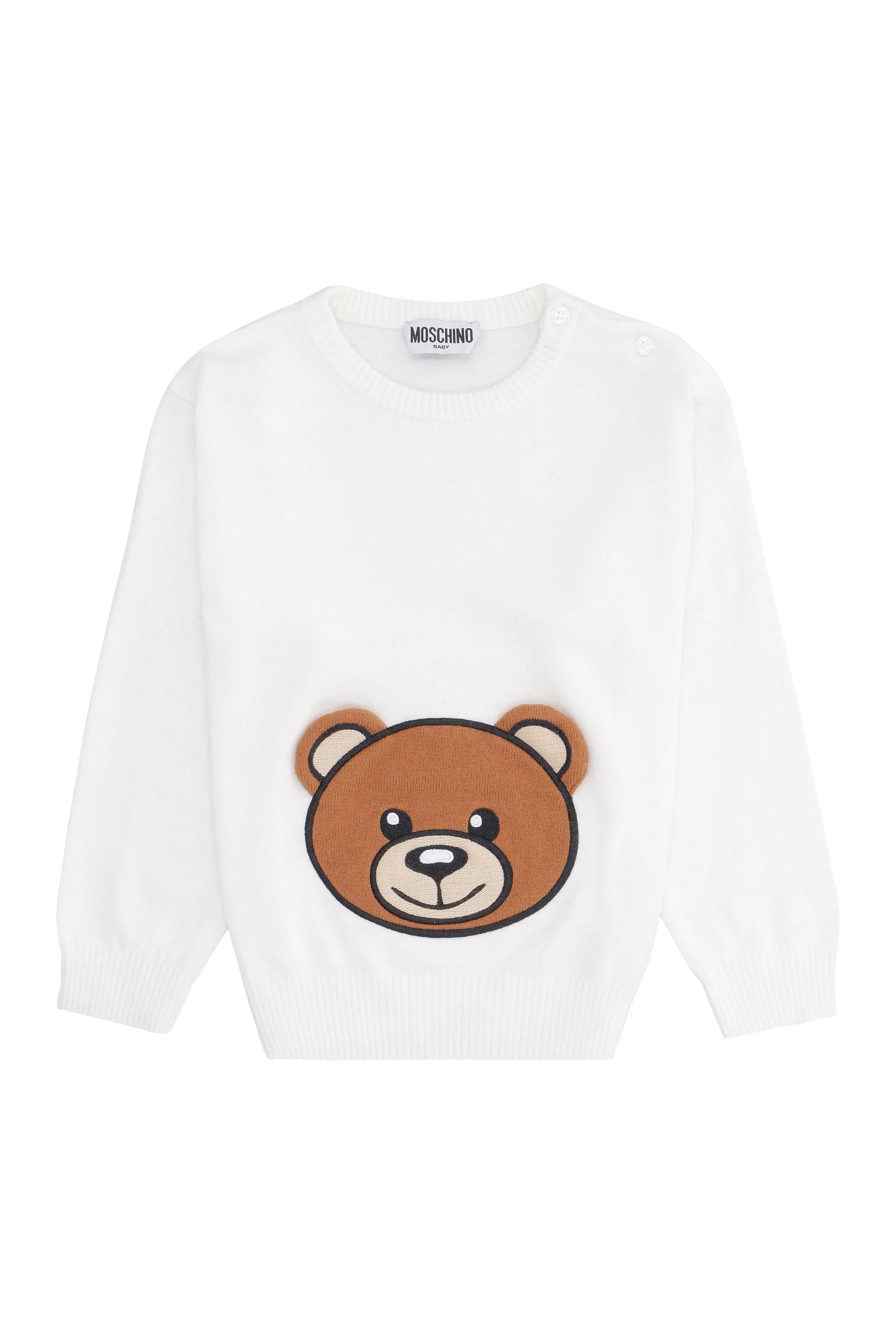 Moschino Kids Teddy Bear Patch Pullover