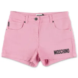 Moschino Kids Teddy Bear Patch Shorts
