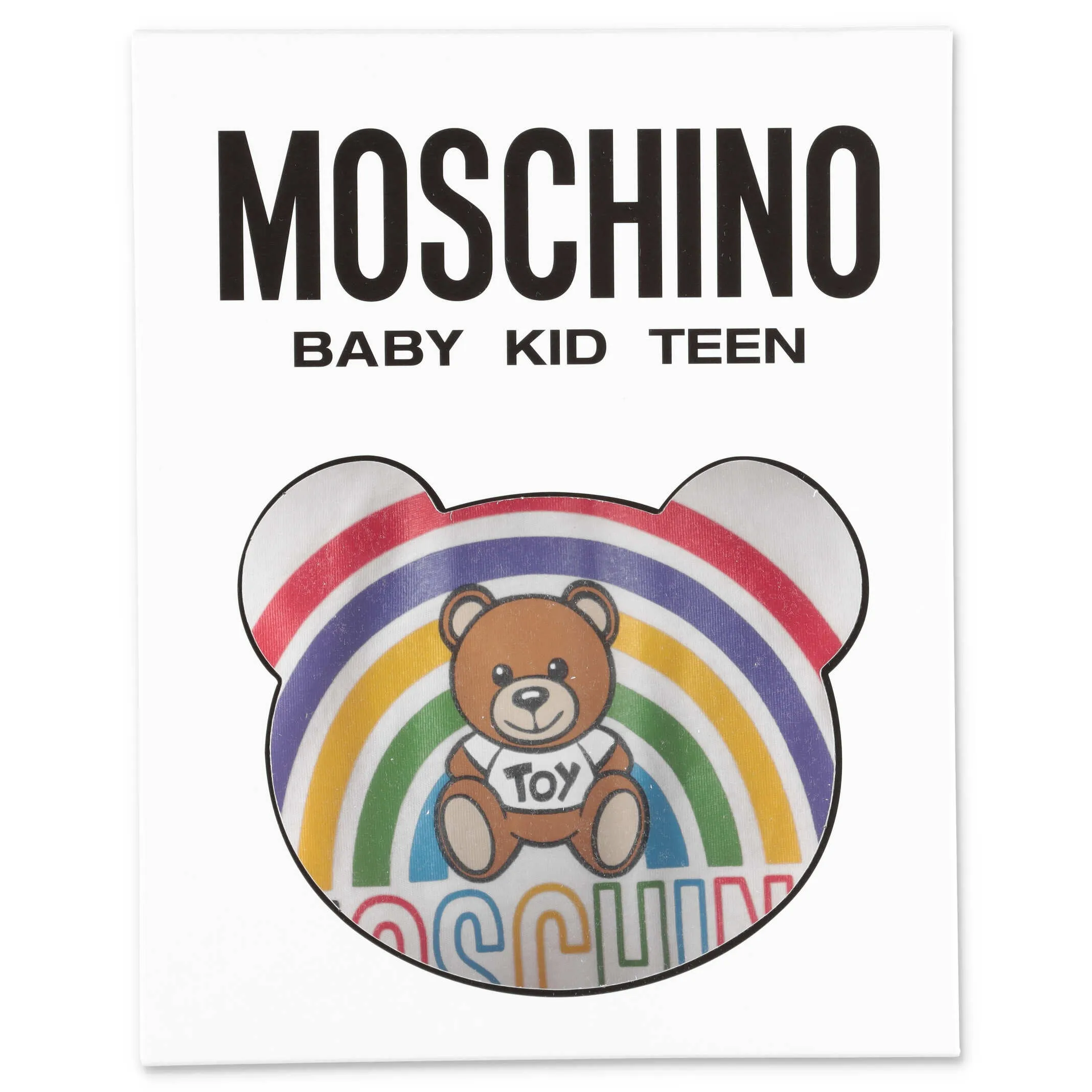 Moschino Kids Teddy Bear Print Long-Sleeved Babygrow