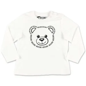 Moschino Kids Teddy Bear Printed Long Sleeve T-Shirt
