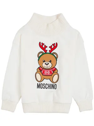 Moschino Kids Teddy Bear Printed Sweatshirt