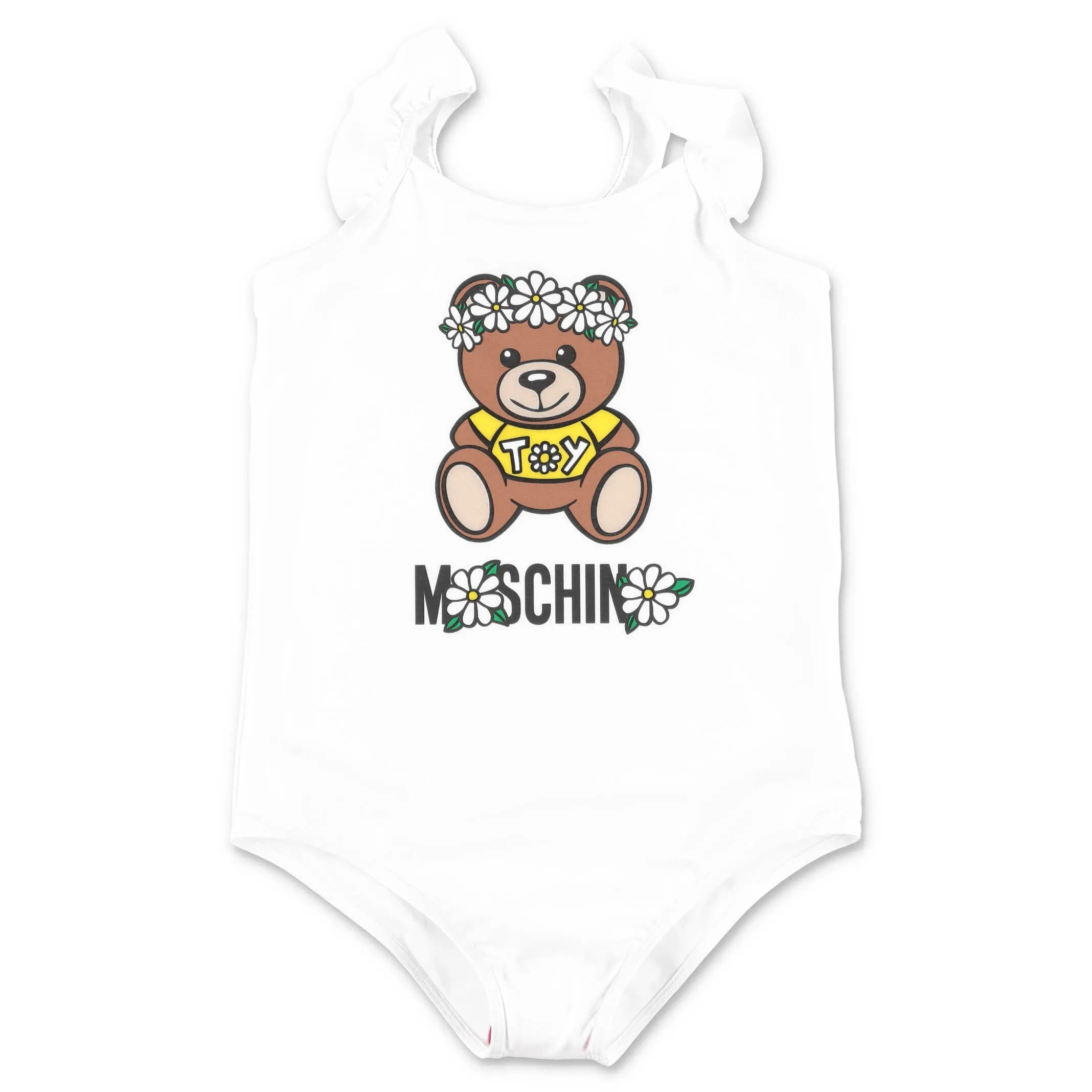 Moschino Kids Teddy Bear Printed Swimsuit