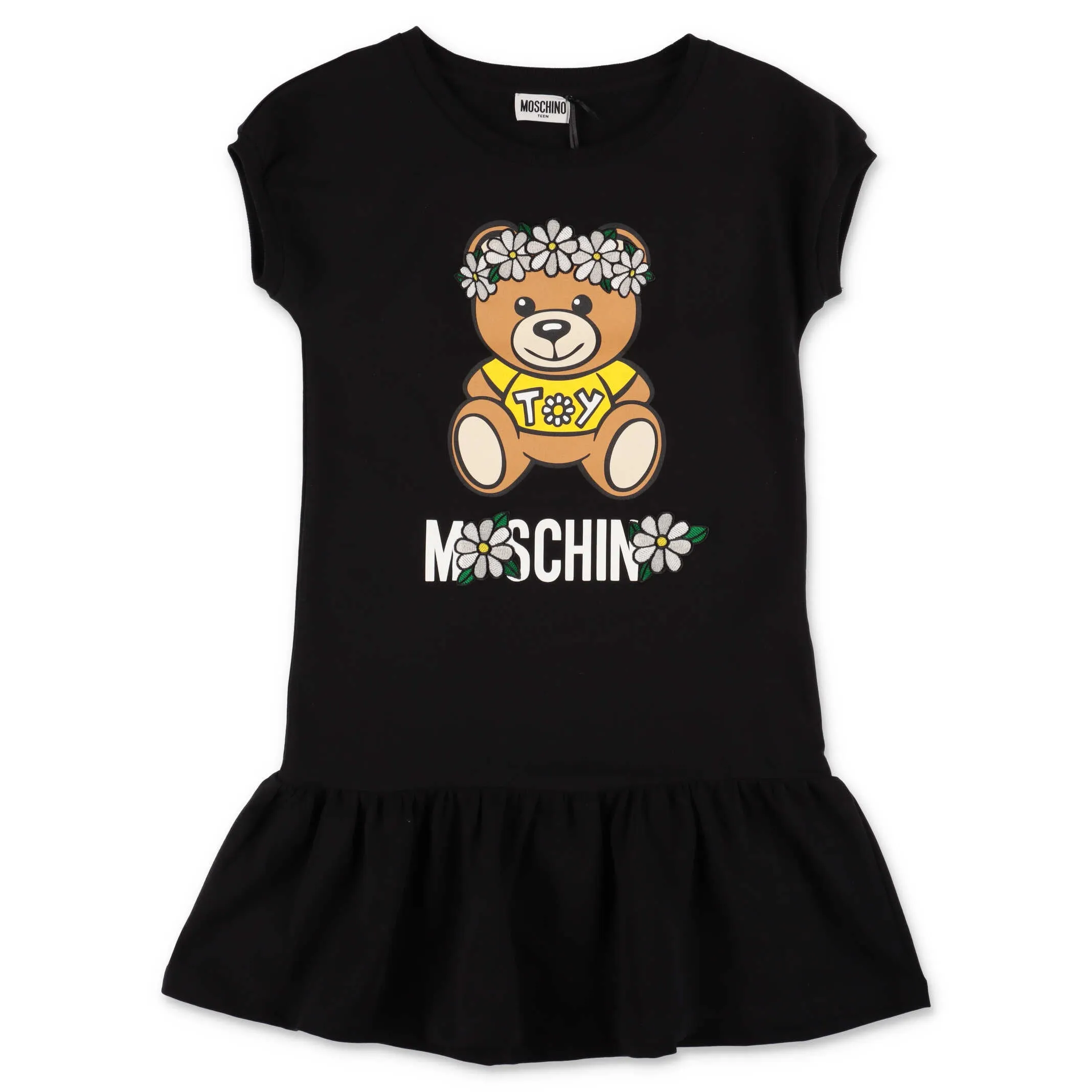 Moschino Kids Teddy Bear Printed T-Shirt Dress
