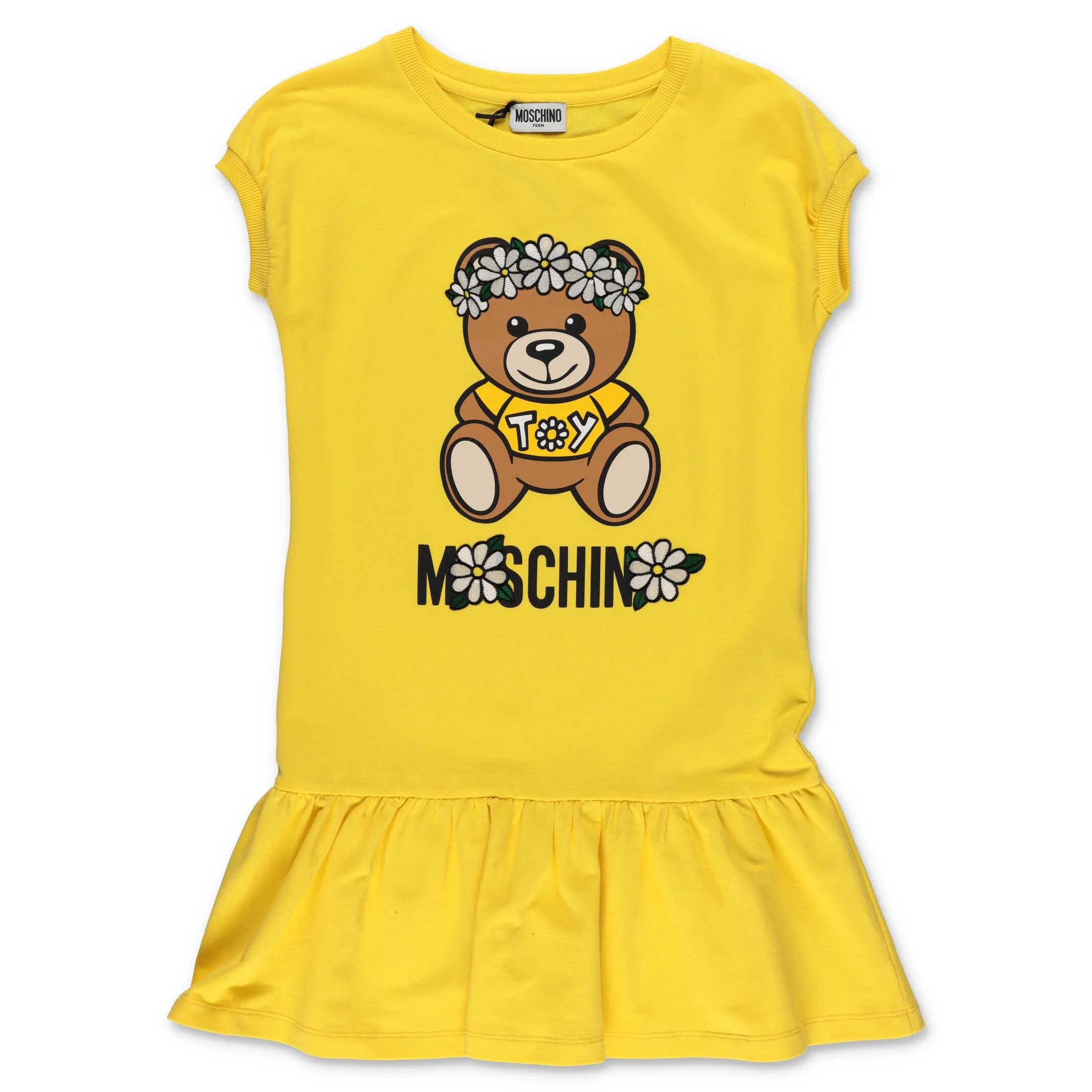 Moschino Kids Teddy Bear Printed T-Shirt Dress