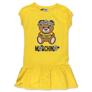 Moschino Kids Teddy Bear Printed T-Shirt Dress