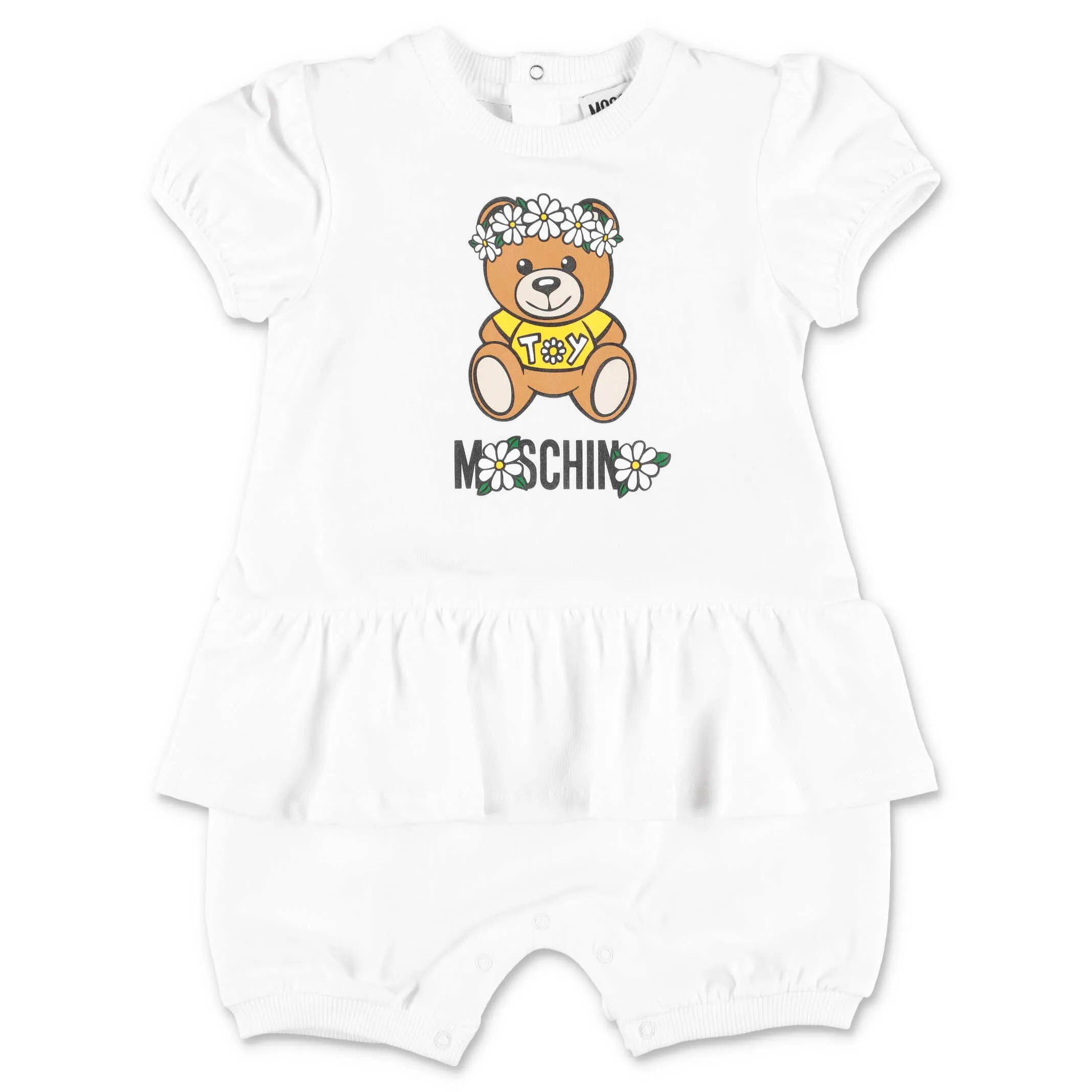 Moschino Kids Teddy Bear Romper Set