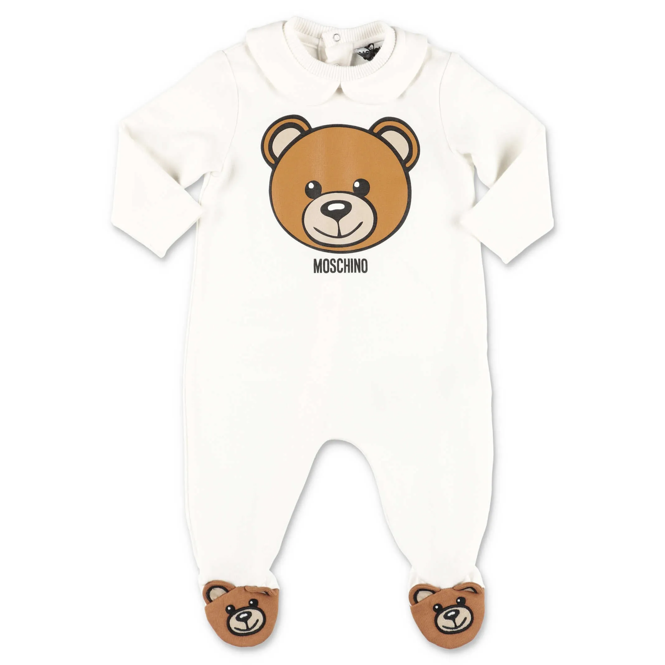 Moschino Kids Teddy Detailed Baby Onesie