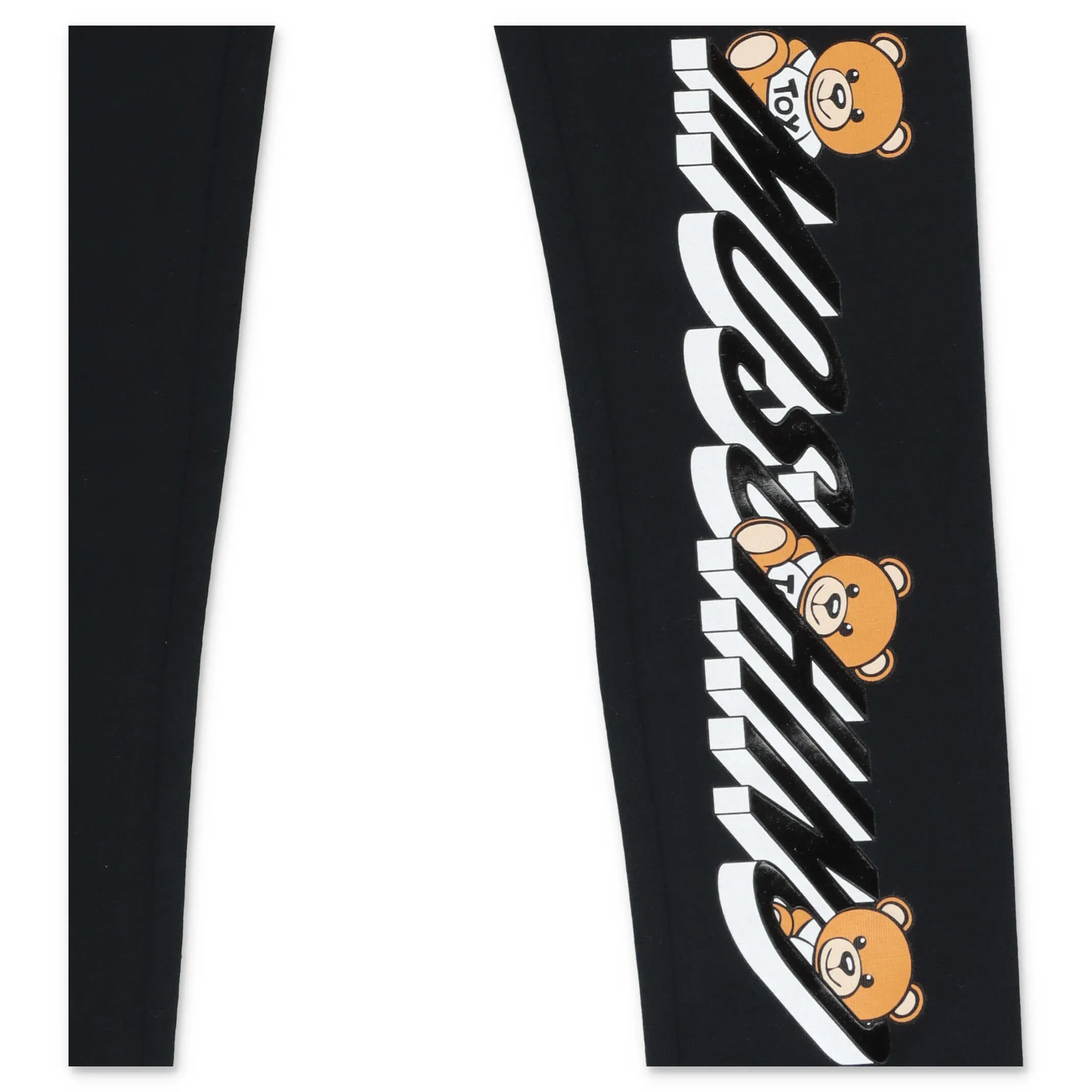 Moschino Kids Teddy Logo Printed Leggings
