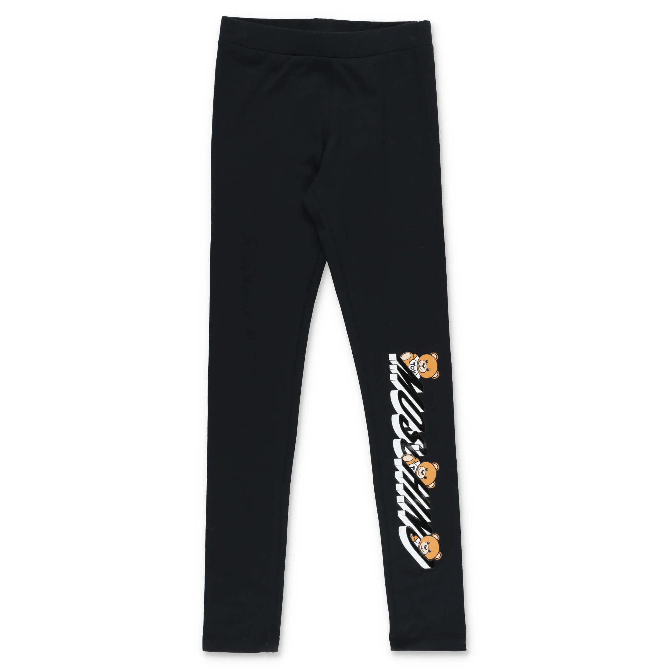 Moschino Kids Teddy Logo Printed Leggings