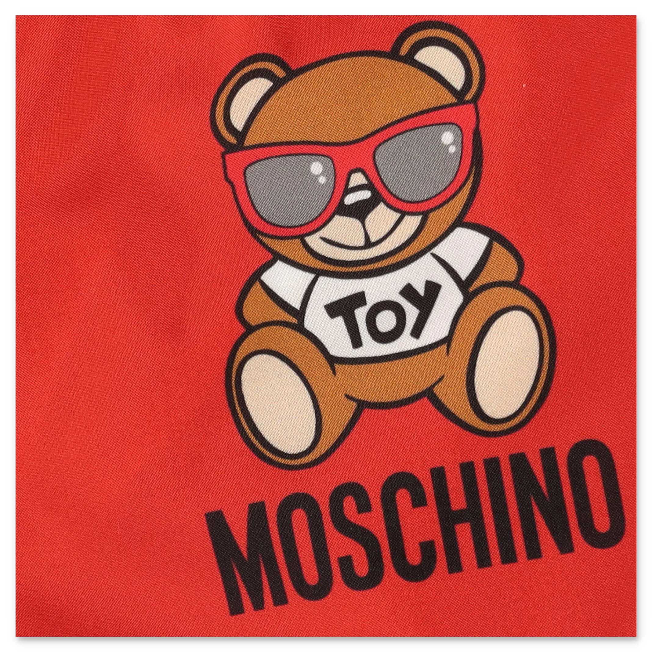 Moschino Kids Teddy Logo Printed Swim Shorts