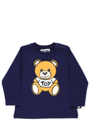 Moschino Kids Teddy Print Crewneck Sweatshirt