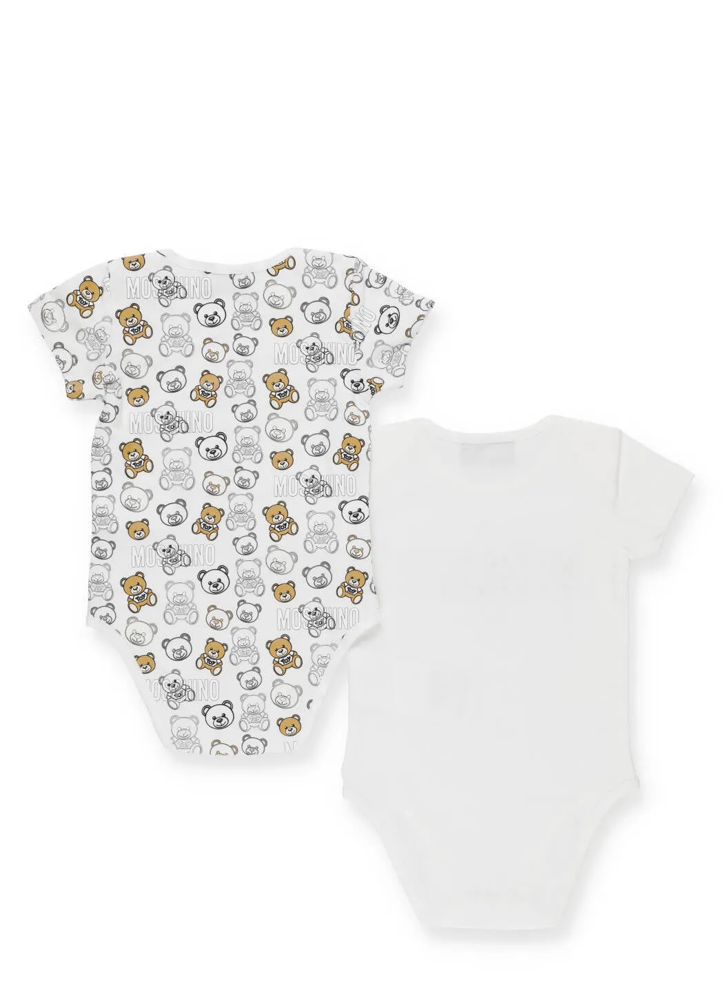 Moschino Kids Teddy Print Two-Pack Body Set