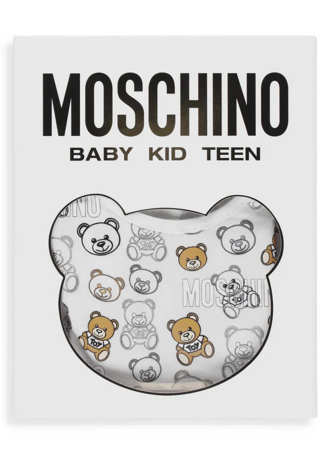 Moschino Kids Teddy Print Two-Pack Body Set