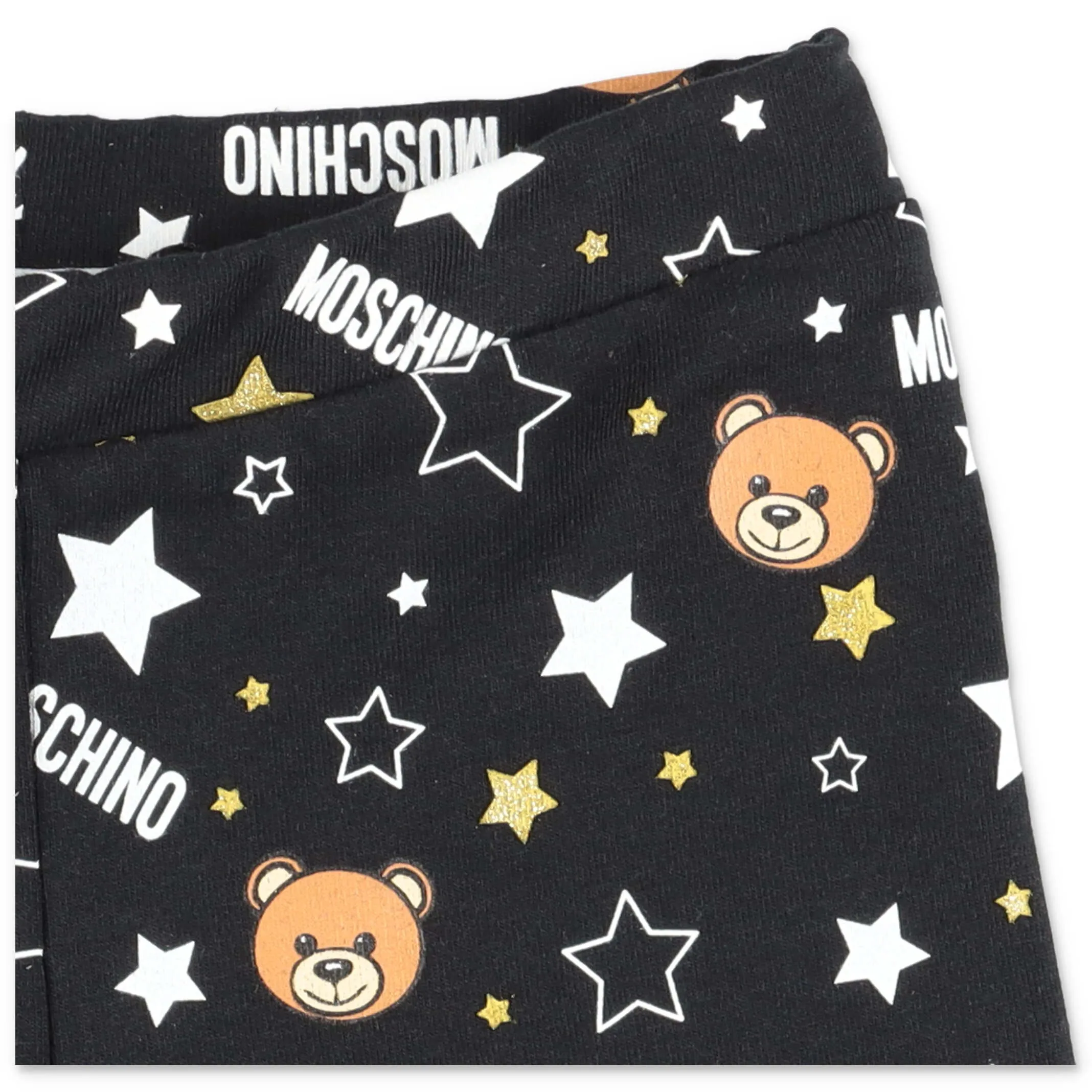 Moschino Kids Teddy Star Allover Leggings
