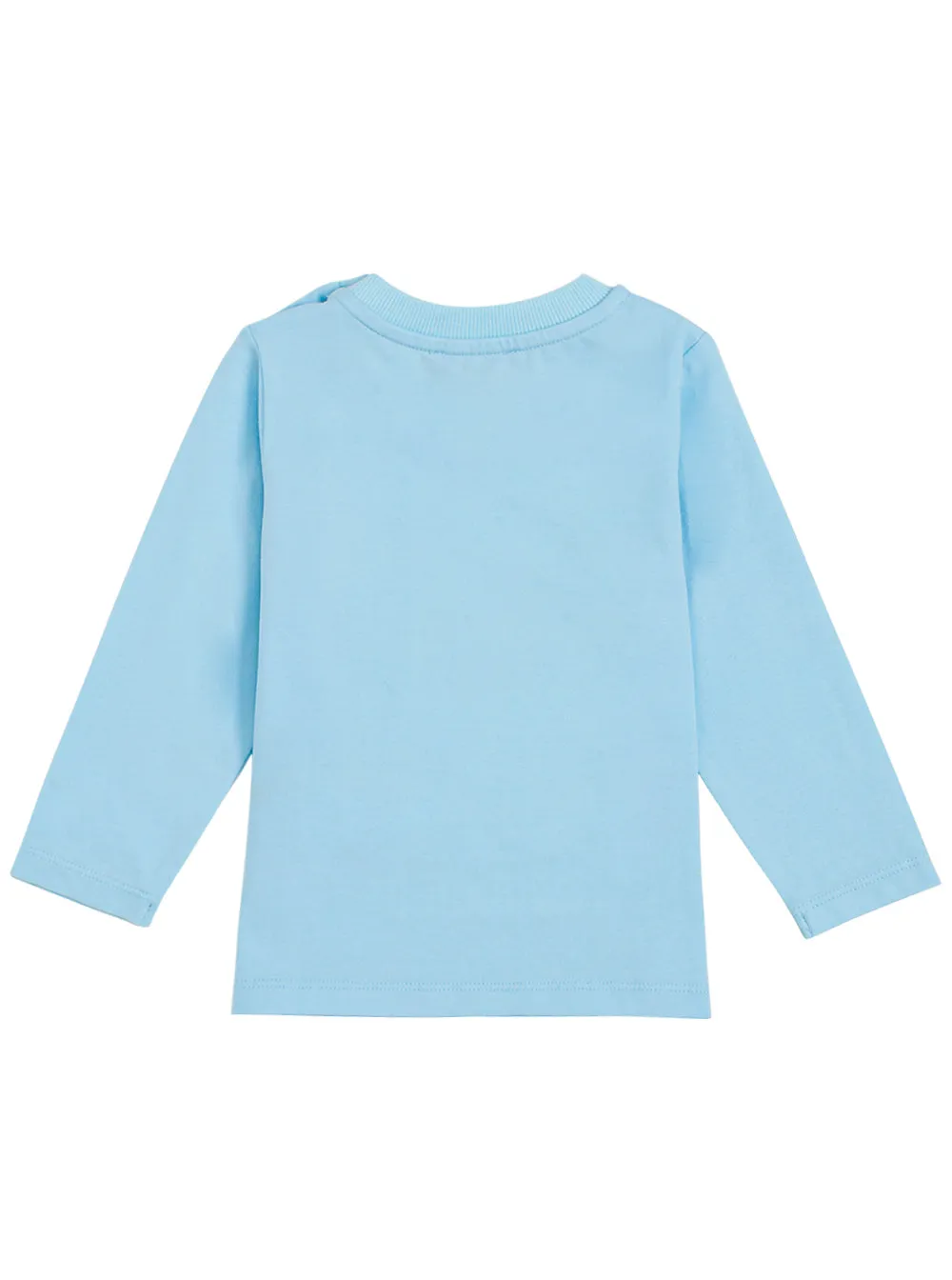 Moschino Kids Winter Teddy Embellished Long-Sleeve Top