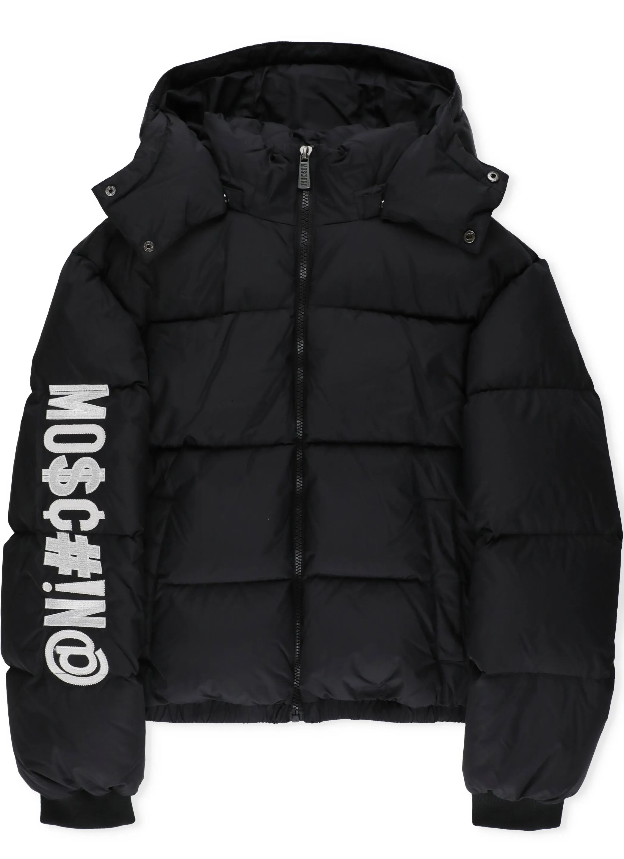 Moshino Kids Symbol Print Puffer Jacket