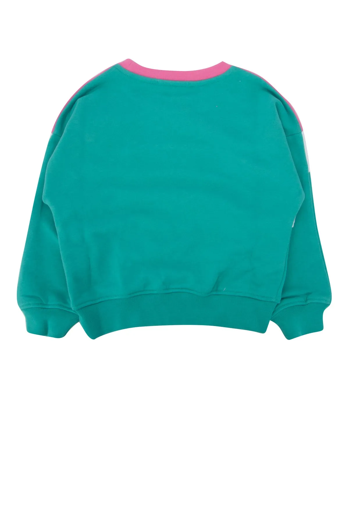 MSGM Kids Colour Block Crewneck Sweatshirt