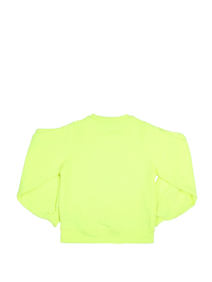 MSGM Kids Logo Print Crewneck Sweatshirt