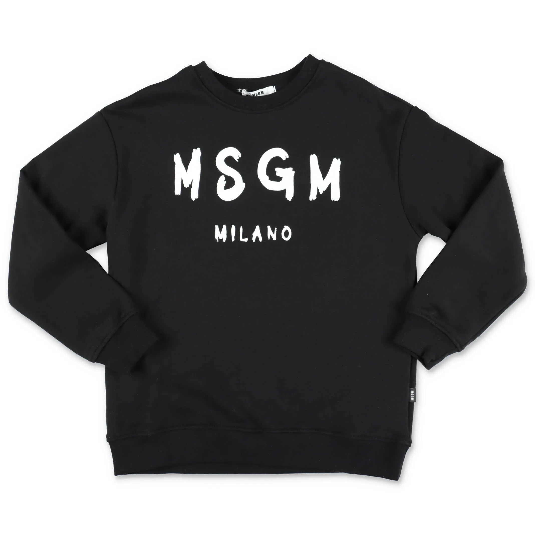 MSGM Kids Logo Print Crewneck Sweatshirt