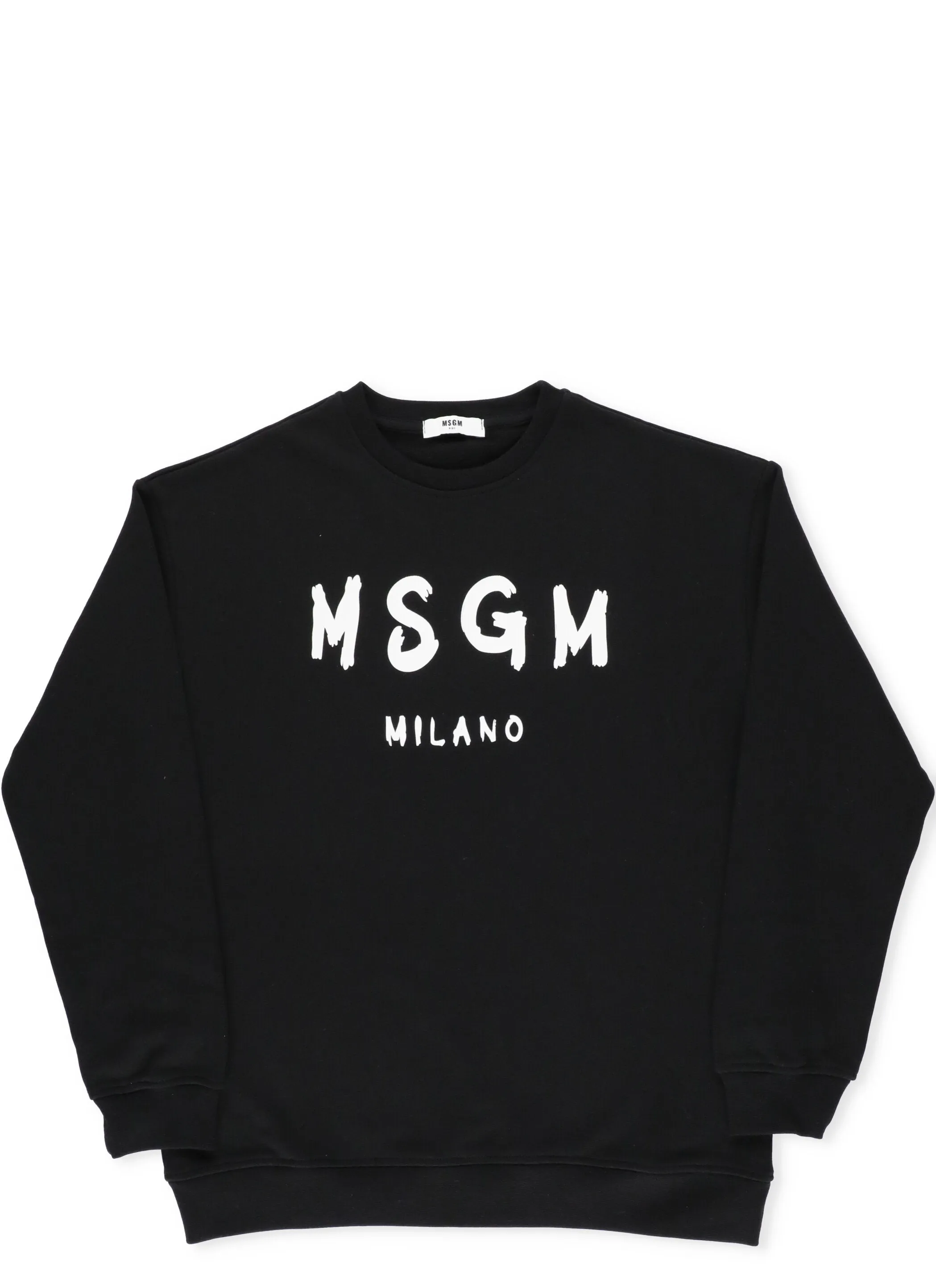 MSGM Kids Logo Print Crewneck Sweatshirt