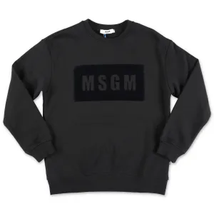 MSGM Kids Logo Print Crewneck Sweatshirt