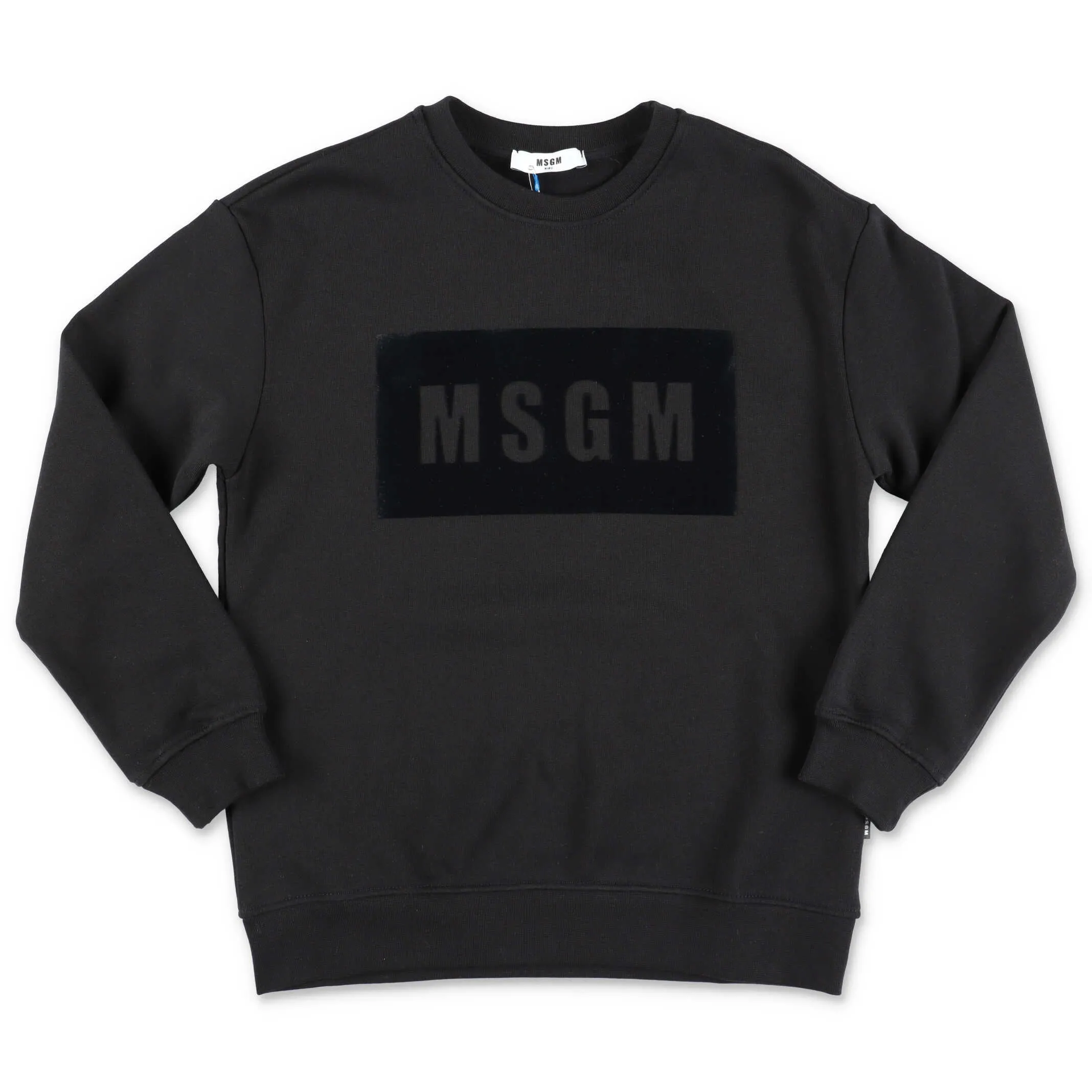 MSGM Kids Logo Print Crewneck Sweatshirt