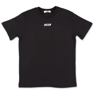 MSGM Kids Logo Print Crewneck T-Shirt