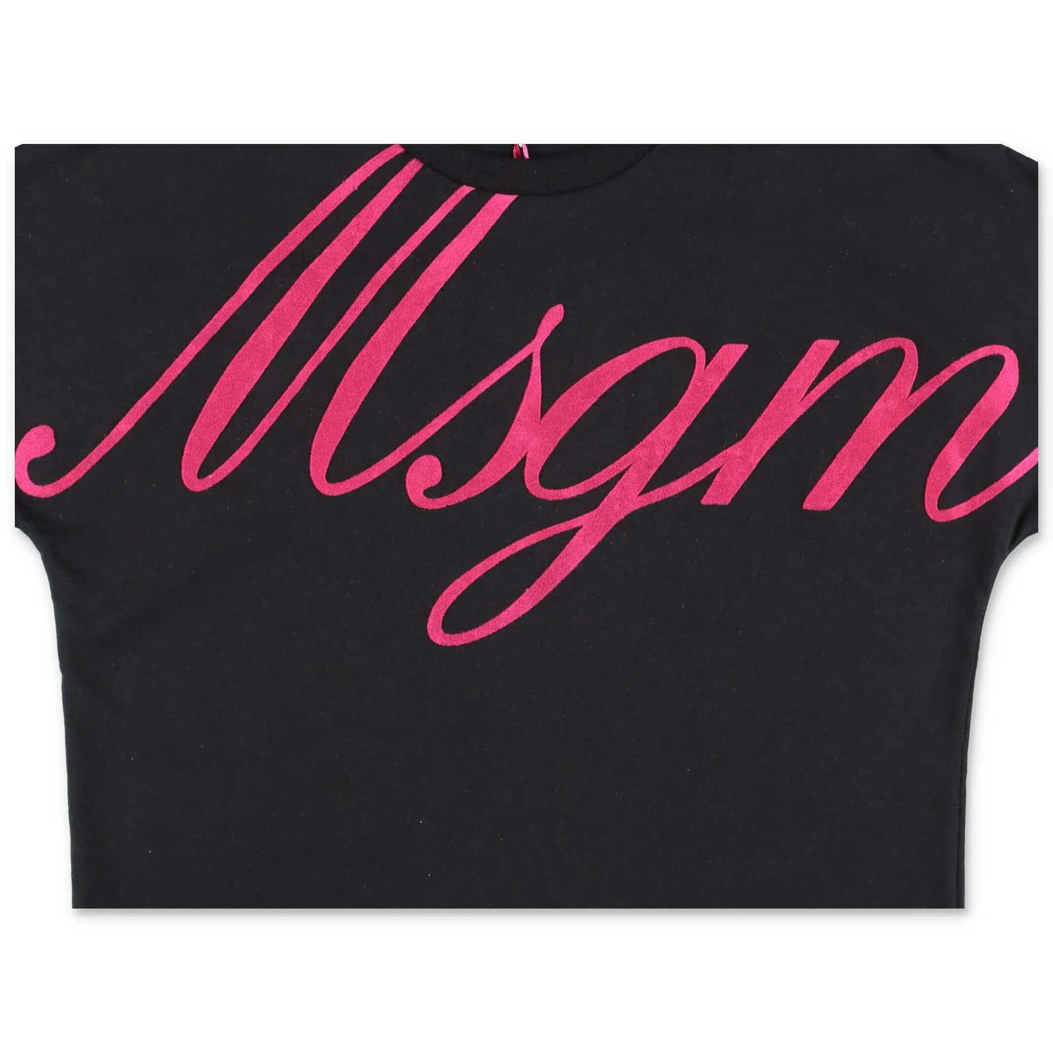 MSGM Kids Logo Print Crewneck T-Shirt