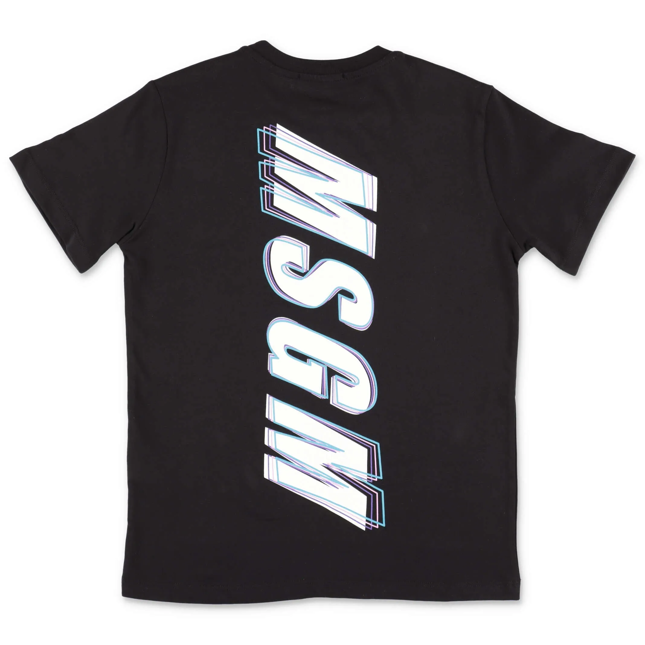 MSGM Kids Logo Print Crewneck T-Shirt