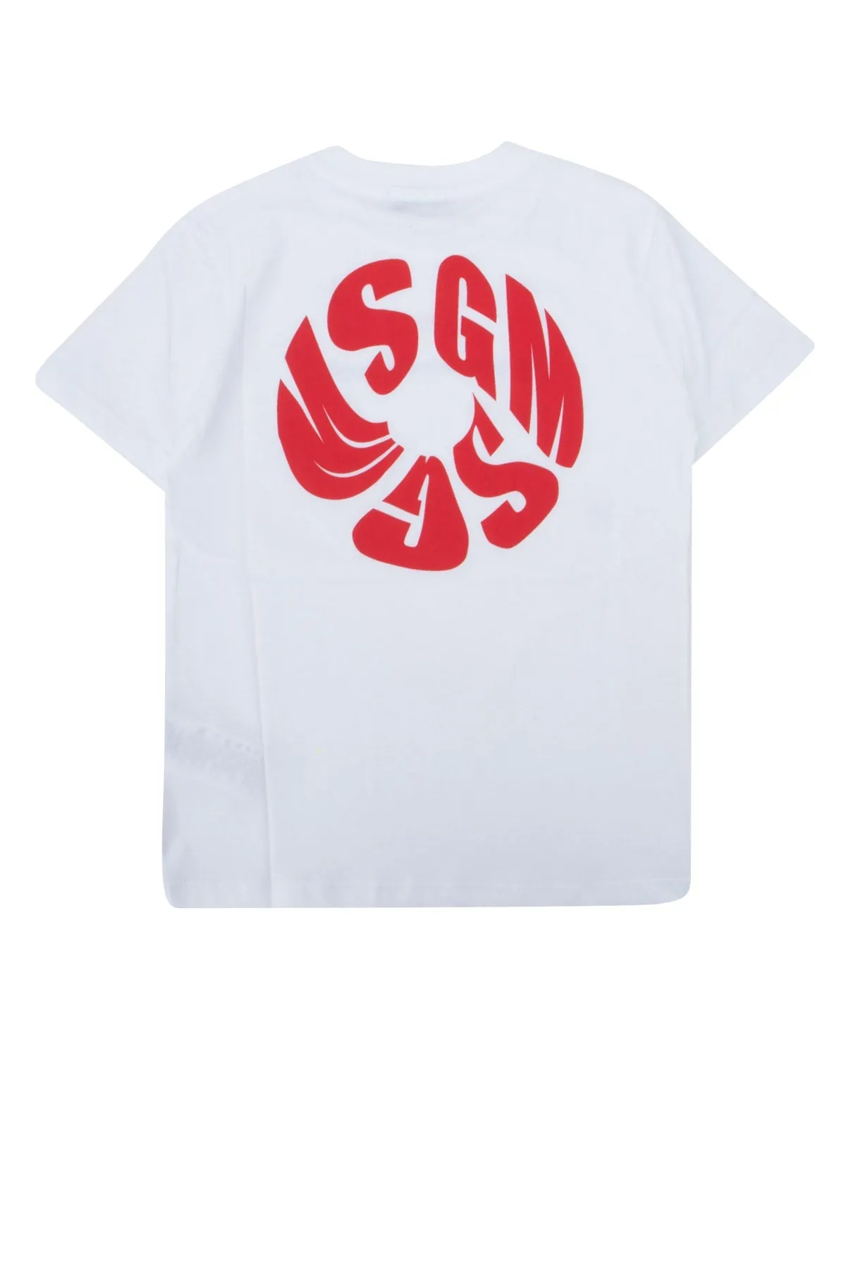 MSGM Kids Logo Print Crewneck T-Shirt